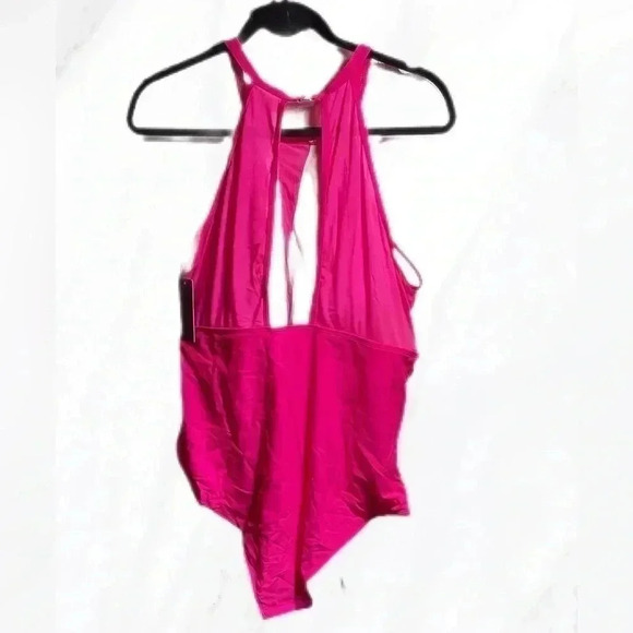 NWT Aqua Eve Plus Swimsuit Women One Piece Swimsuit Tummy Control High Neck 20W - Picture 3 of 3